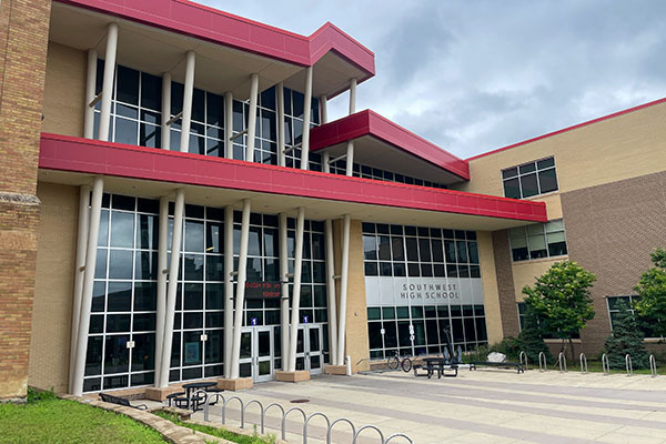 Southwest High School Clinic exterior